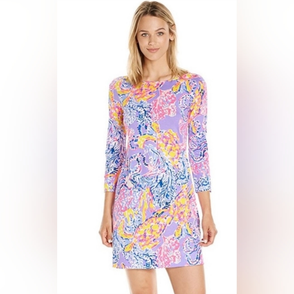 Lilly Pulitzer Marlowe Dress So Snappy Reduced Print Sz Xs